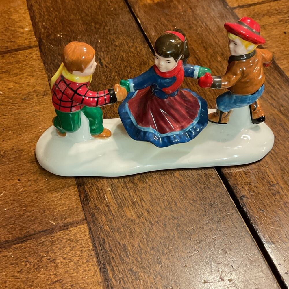 Dept 56 Snow Village “At The Barn Dance, It’s Allemande Left” Only The Children
